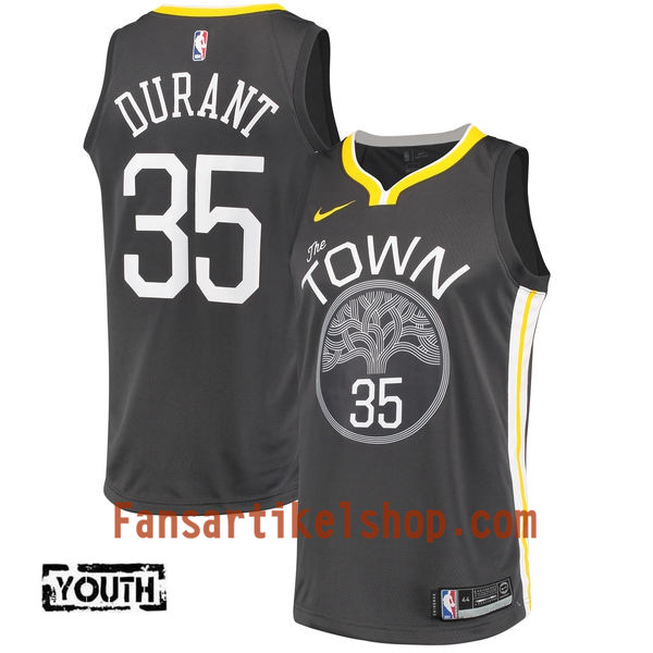 NBA Golden State Warriors Trikot Kevin Durant 35 Nike 2017-18 Schwarz Swingman - Kinder NBA Golden State Warriors Trikot Kevin Durant 35 Nike 2017-18 Schwarz Swingman - Kinder